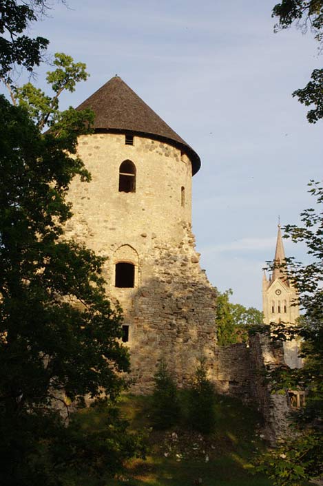 Ruin Livonian-Order-Castle Cesis Latvia