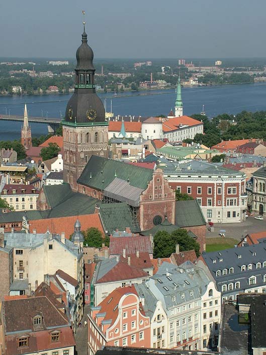 Bird'S-Eye-View Historic-Center Riga Latvia