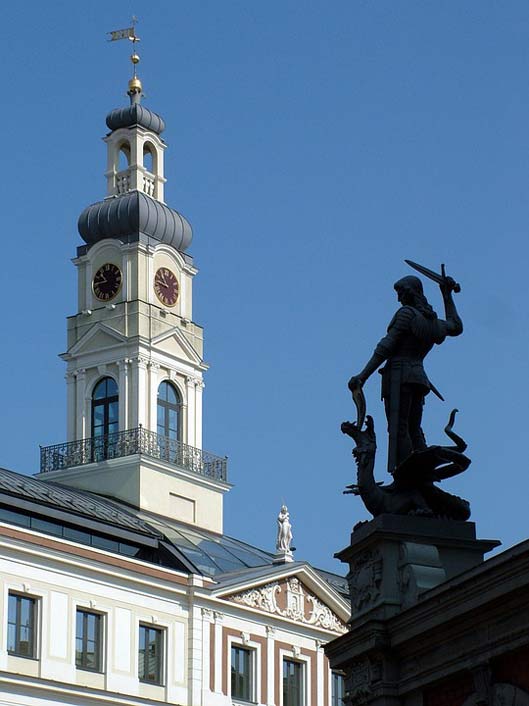 Town-Hall Building Riga Latvia