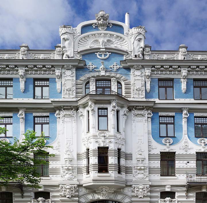 Art-Nouveau Architecture Latvia Squad