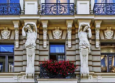 Art-Nouveau House-Facade Architecture Facade Picture