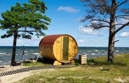Latvia Wild-Nature Sauna Baltic-Sea Picture