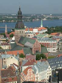 Latvia Bird'S-Eye-View Historic-Center Riga Picture