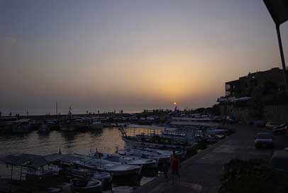 Lebanon  Beach Sunset Picture