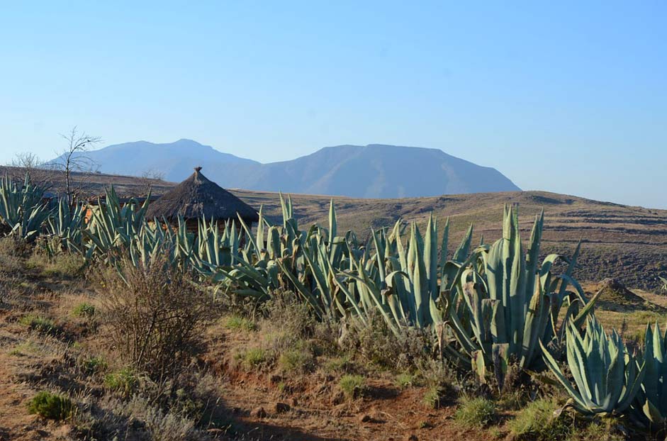 Mountain Landscape Lesotho Africa