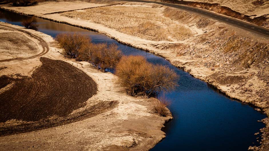 Africa Lesotho River Landscape