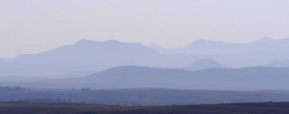 Mountains Landscape Morgenstimmung Lesotho