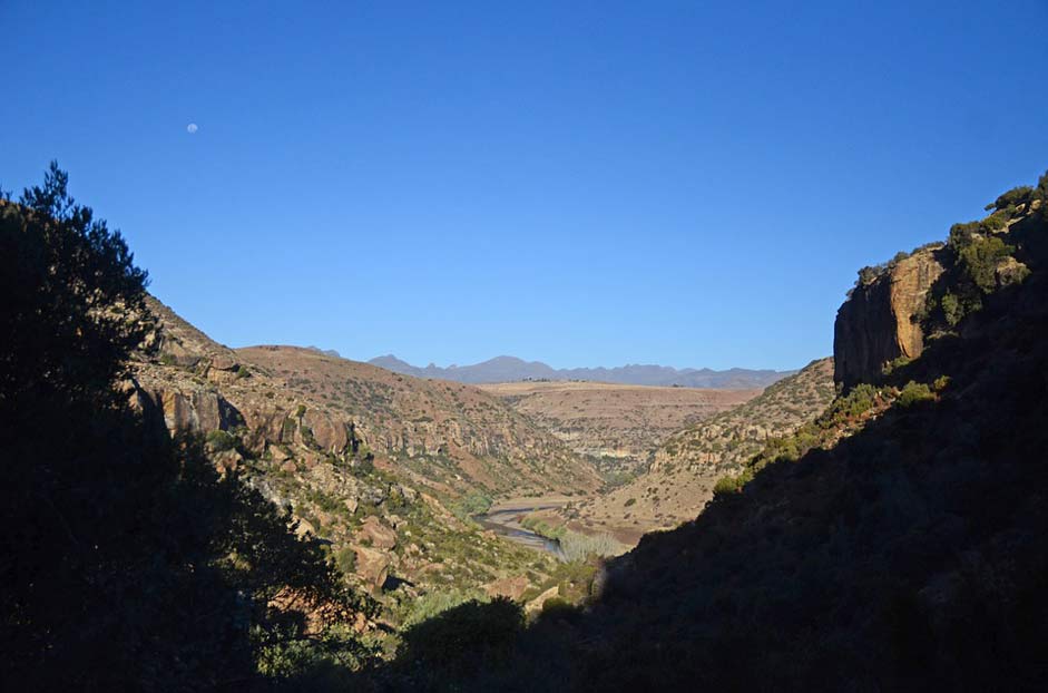 Landscape Moon Valley Lesotho