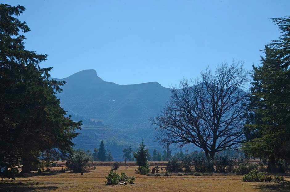 Sky Mountain Landscape Malealea