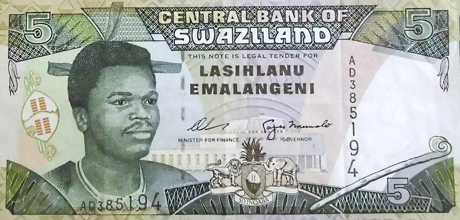 Lesotho South-Africa Banknote Swaziland