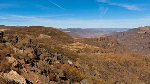 Landscape Mountains Africa Lesotho Picture