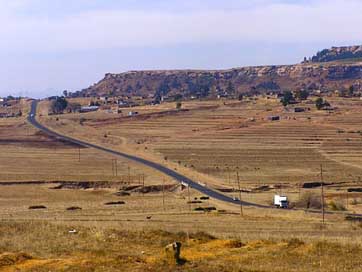 Lesotho Mountains Scenic Landscape Picture