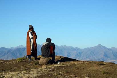 Lesotho Mountains Gates-Of-Paradise-Pass Malealea Picture