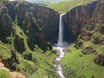 Waterfall Scenic Plunge Maletsunyane-Falls Picture