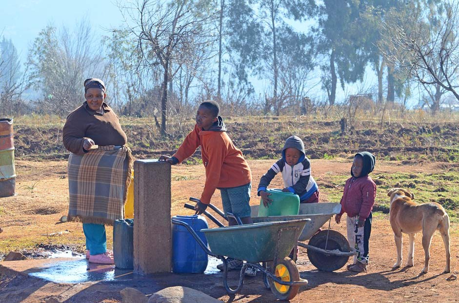 Group Lesotho Africa Water