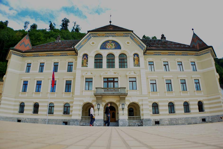 Palace Building Parliament Liechtenstein