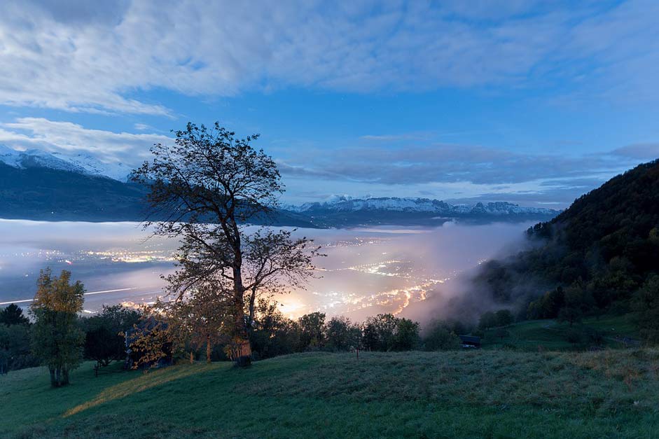 Alpstein Switzerland Liechtenstein Night