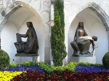 Sculpture Church-Of-St-Florin Sacral Bronze Picture