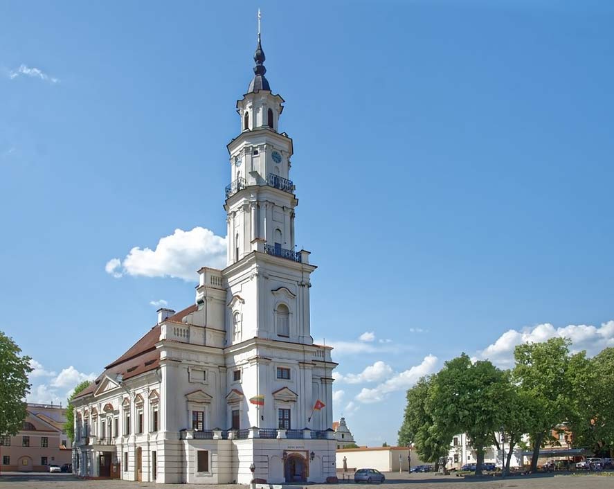 Town-Hall-Square Town-Hall Kaunas Lithuania