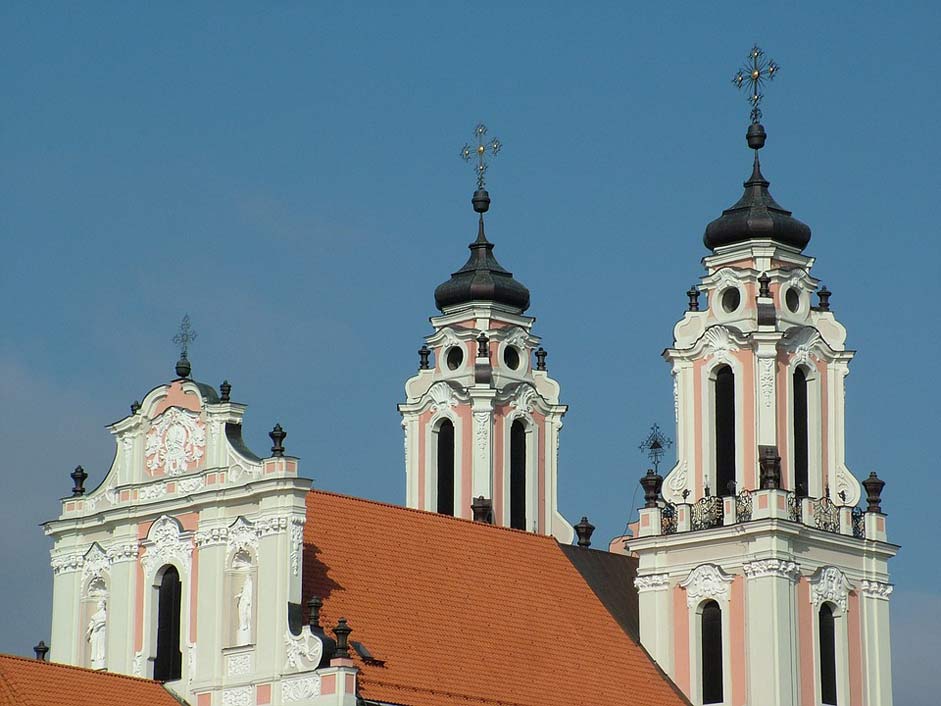 Baroque St-Catherine'S-Church Vilnius Lithuania