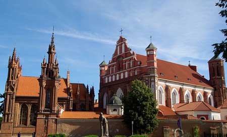 Lithuania Steeples Bricks Anne-Holy-Church Picture