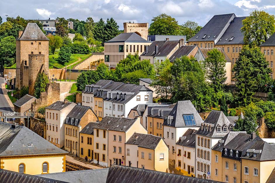 Cityscape Landscape City Luxembourg