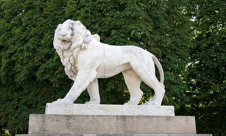 Lion Luxembourg-Gardens Paris Statue Picture