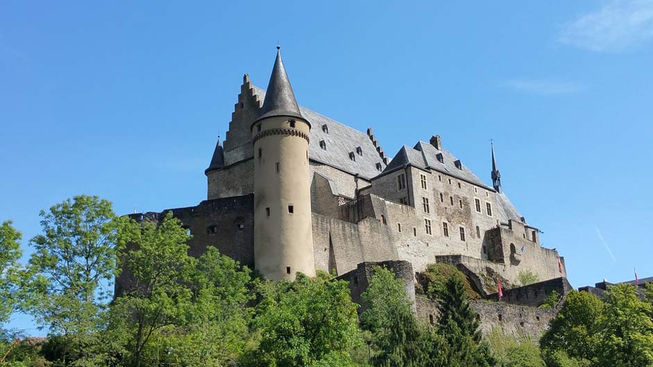 Landmark Luxembourg Castle Vianden