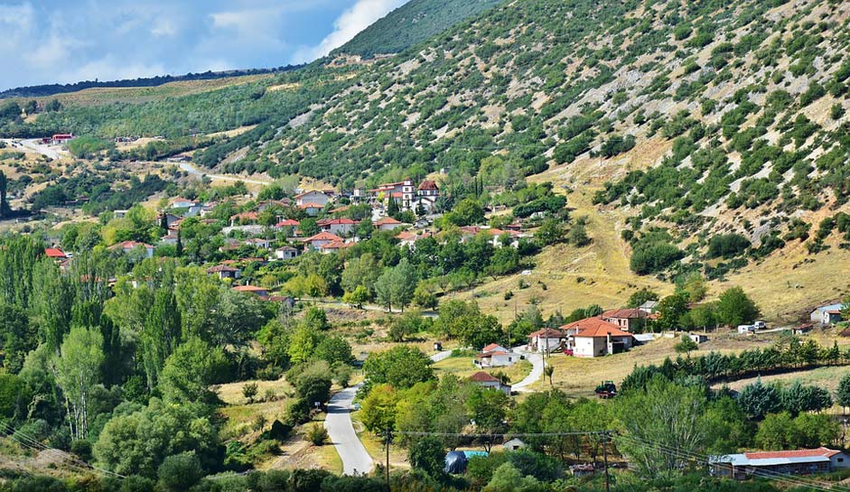 Landscape West-Macedonia Servia Greece