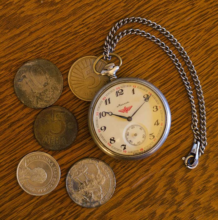 Balkans Watch-Fob Coins Pocket-Watch