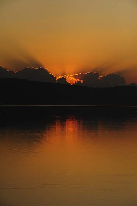 Water-Macedonia Landscape More Sunset
