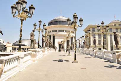 Macedonia Bridge Main-Square Skopje Picture