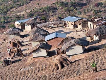 Malawi Africa Rural Village Picture