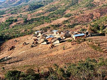 Malawi Africa Rural Village Picture