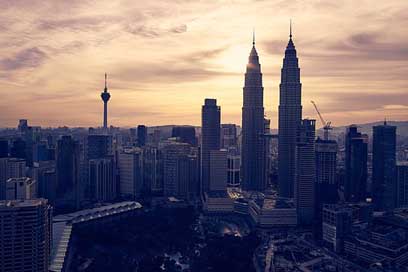 Malaysia Klcc Sunset Kuala-Lumpur Picture