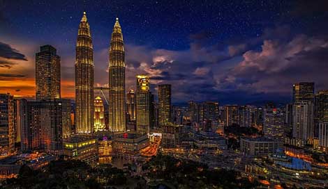 Kuala-Lumpur Petronas-Twin-Towers Malaysia Twins Picture