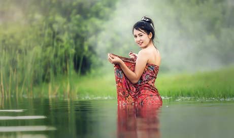 Woman Asia Vietnam Washing Picture