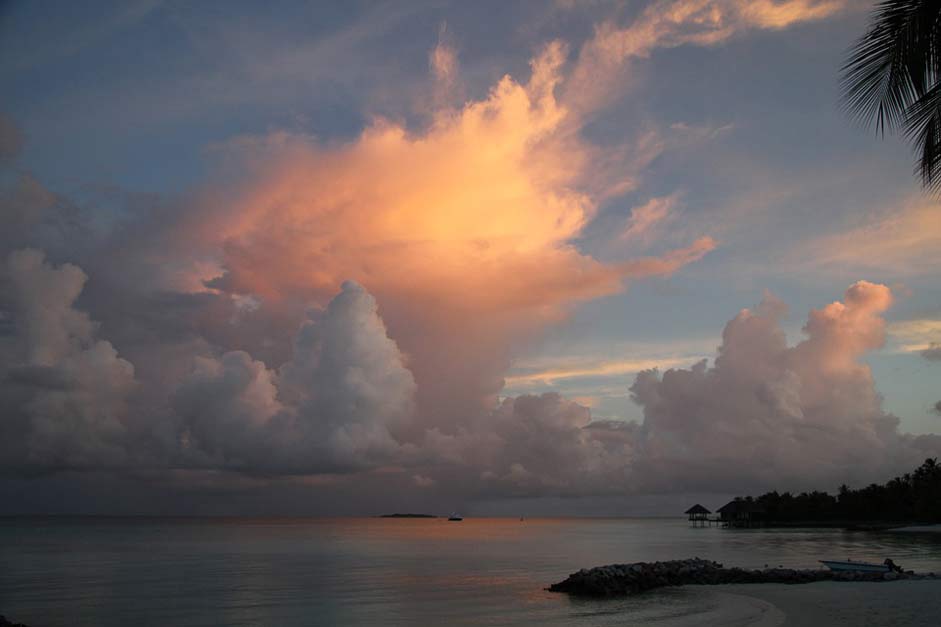 Travel Ocean Sunset Maldives