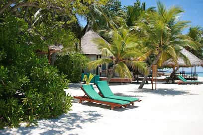 Maldives Summer Vacation Chaise Picture