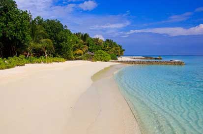 Maldives Paradise Blue Lagoon Picture