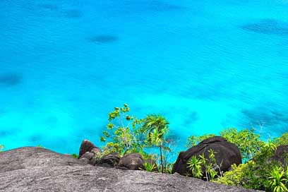 Sea Water Seychelles Boat Picture