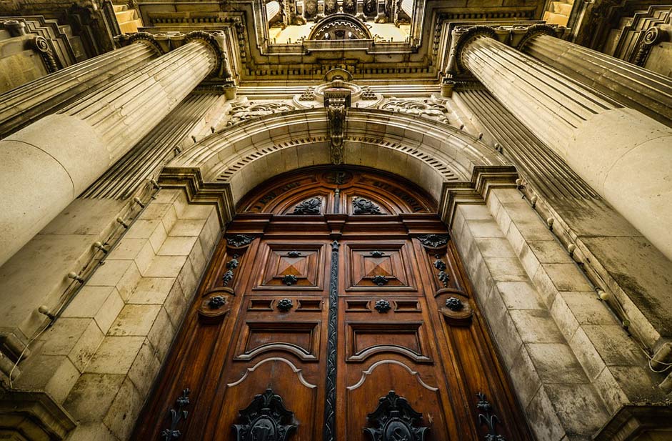 Gothic Door Church Malta