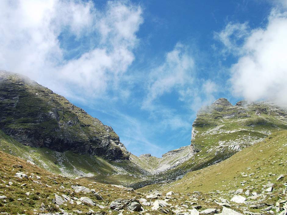 Landscape Imposing Alpine Mountains