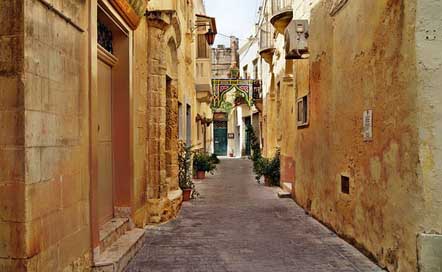 Malta  Valletta Lane Picture