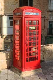 Malta  Phone-Booth Valetta Picture
