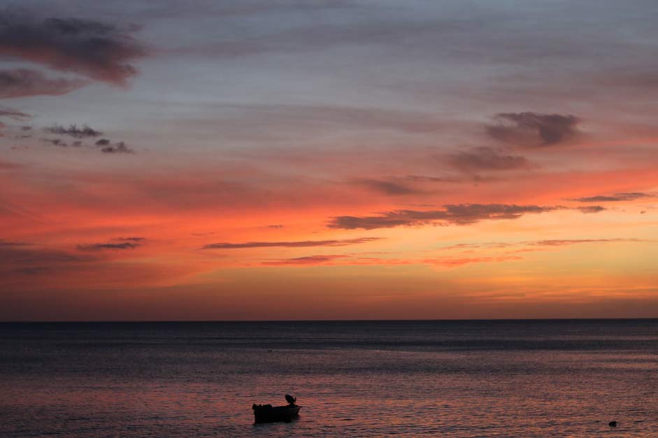 Reflection Sunset Sea Sun