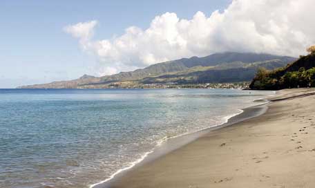 Martinique-Peeled Beach Island Ocean Picture