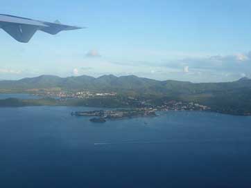 Plane-View Three-Islets Caribbean-Sea Martinique Picture