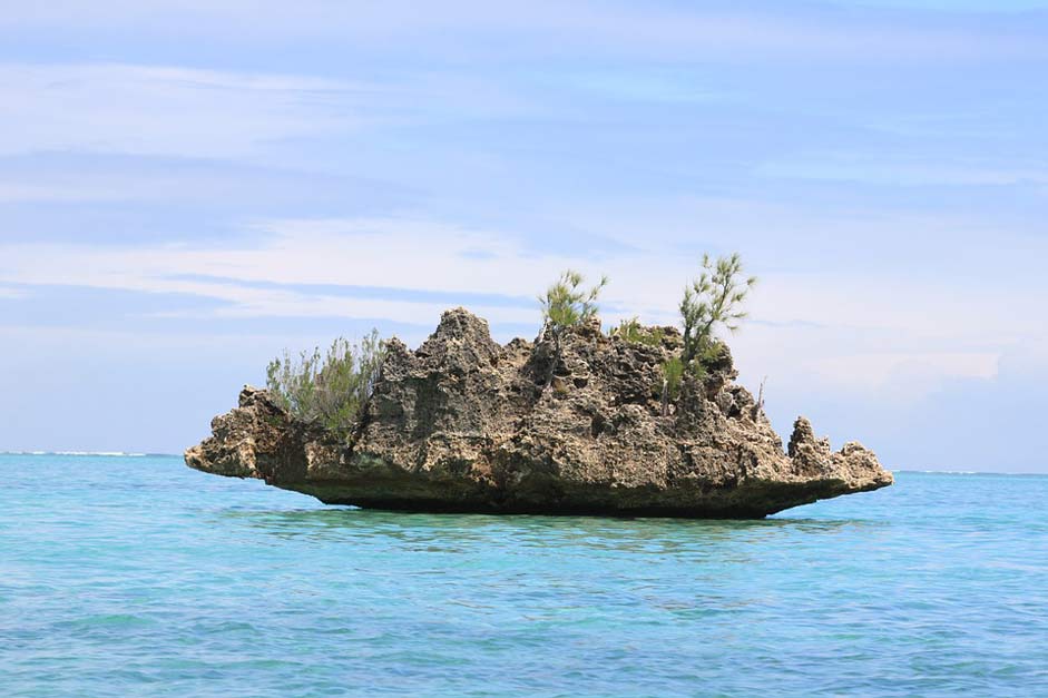 Mauritius Indian-Ocean Small Rock