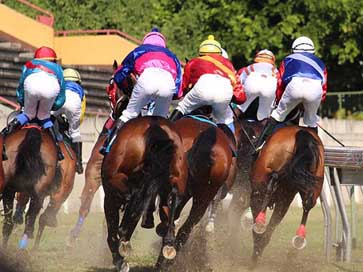 Horse-Racing Mauritius Jockey Horse Picture